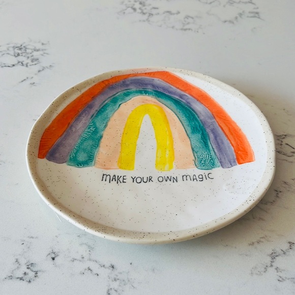 Anthropologie Rainbow Decorative  Plates - Picture 4 of 10